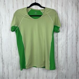 Patagonia green tee size large